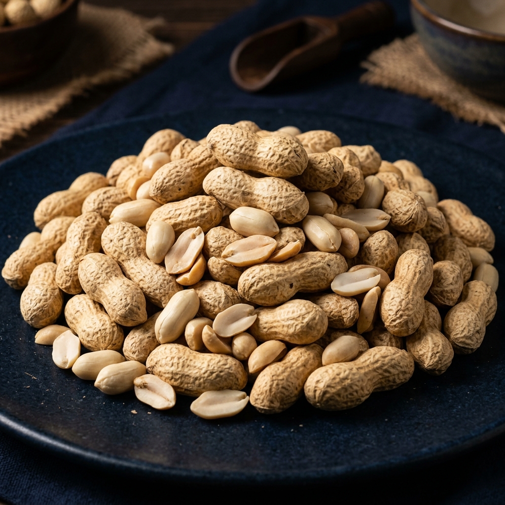 Raw Red Peanuts